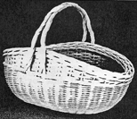 oval gathering basket